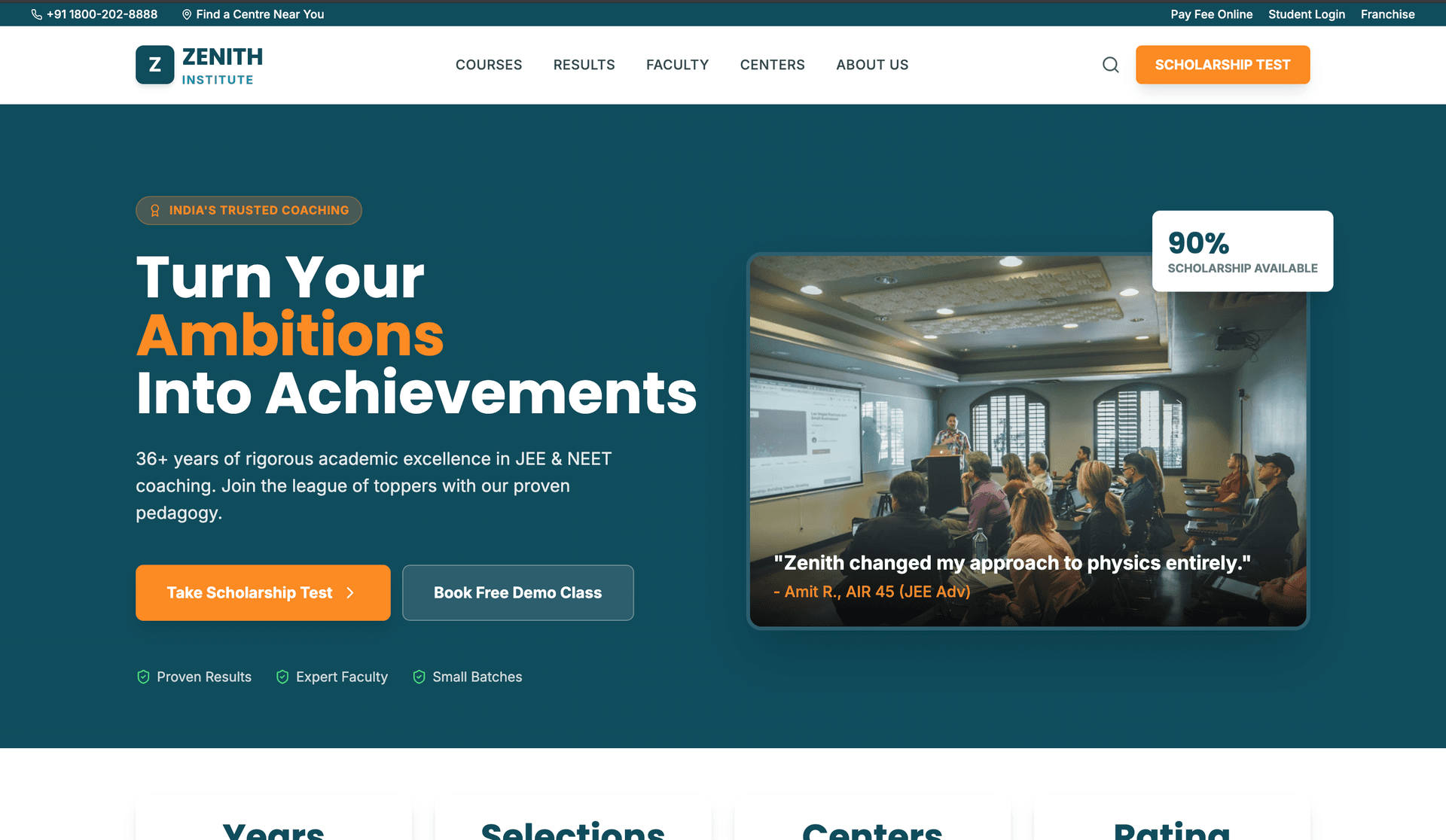 Modern Coaching website