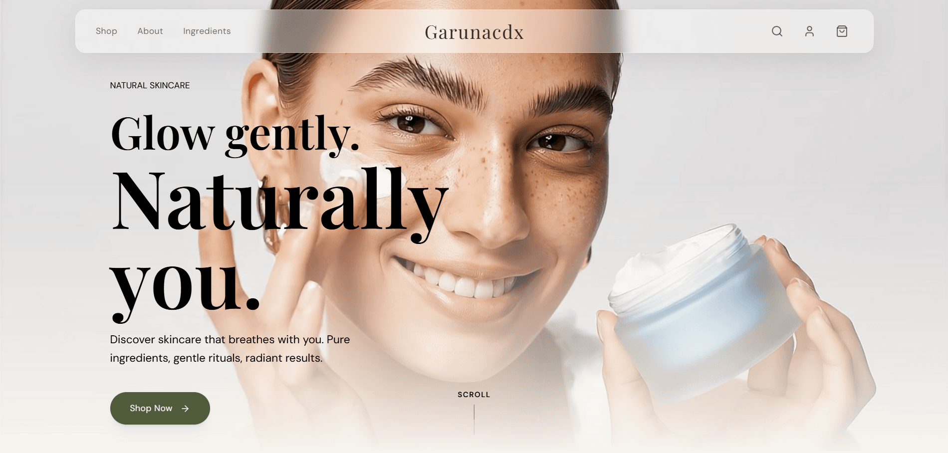 SkinCare Landing Page